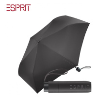 Černý skládací lehký deštník Esprit Mini Slimline black 57201