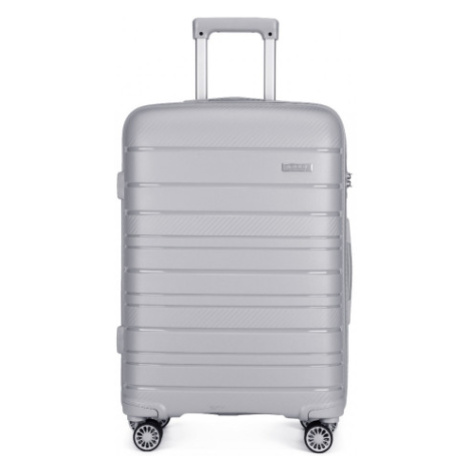Cestovní střední šedý kufr Nakato 2091