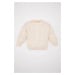 DEFACTO Baby Boy Ecru Crew Neck Knitwear Sweater