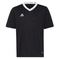 adidas ENTRADA 22 JERSEY Juniorský fotbalový dres, černá, velikost