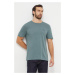 Bavlněné tričko HUGO zelená barva, 50466158