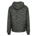 Urban Classics Padded Camo Pull Over Jacket darkolive