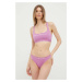 Podprsenka a brazilky Emporio Armani Underwear fialová barva