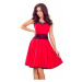 Dámské šaty Numoco 261-1 Rica | červené