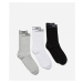 Ponožky karl lagerfeld k/essential mid socks 3p různobarevná