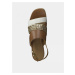 Hnědé kožené sandálky Tamaris