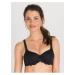 Černá dámská podprsenka s kosticemi Playtex Flower Elegance Underwire Bra