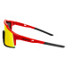 Meatfly sluneční polarizační brýle Nate Red | Černá
