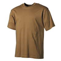 Bavlněné tričko US army MFH® s krátkým rukávem - coyote