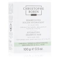 Christophe Robin Hydrating Shampoo Bar with Aloe Vera tuhý šampon pro suché a zcitlivělé vlasy 1