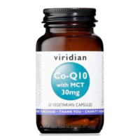 Viridian Nutrition Co-enzym Q10 with MCT 30mg 30 kapslí