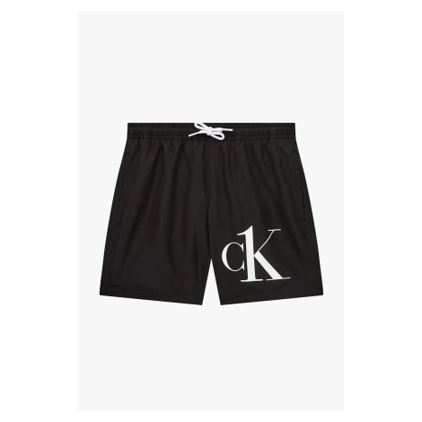 Černé chlapecké plavky Medium Drawstring Calvin Klein Underwear