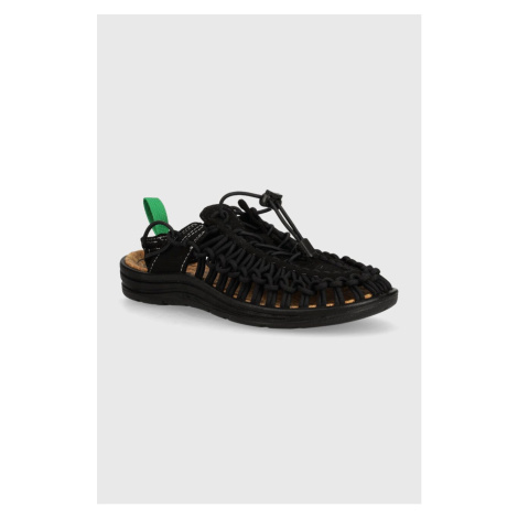 Pantofle Keen Uneek II Convertible černá barva, 1028669