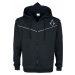 Assassin's Creed Syndicate Mikina s kapucí na zip černá