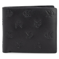 Calvin Klein Jeans AOP EMBOSS BIFOLD W/COIN K50K512064 Černá