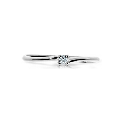 Cutie Diamonds Třpytivý prsten z bílého zlata s briliantem DZ6733-2948-00-X-2