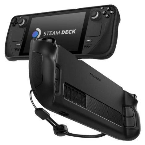 Spigen Rugged Armor ochranný kryt pro Steam Deck černý