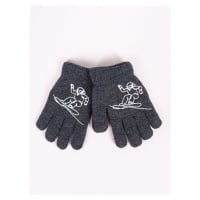 Yoclub Kids's Gloves RED-0200C-AA5A-005