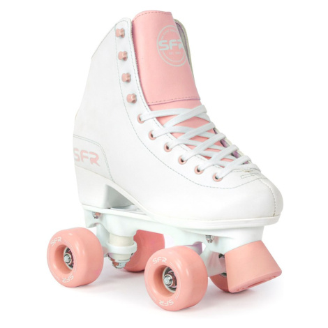 SFR Figure Children's Quad Skates - White / Pink - UK:2J EU:34 US:M3L4