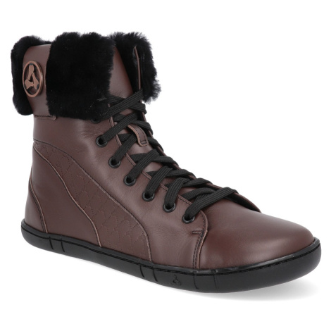 Barefoot dámské zimní boty Antal - Calida hnědé