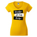 MMO Dámské tričko (v-střih) s vlastním potiskem Barva: Žlutá