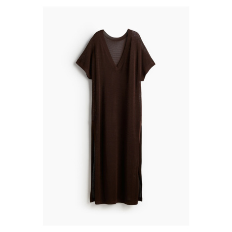 H & M - Síťované plážové šaty - hnědá H&M