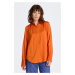 KOŠILE GANT REGULAR SATIN SHIRT PUMPKIN ORANGE