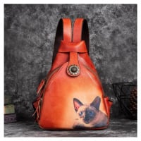 Roztomilý batoh s potiskem kočky