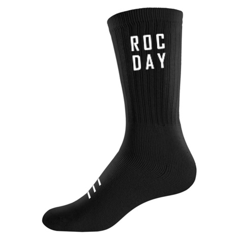 ROCDAY Cyklistické ponožky klasické - PARK - černá/bílá