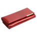 Luxusní dámská kožená peněženka Gregorio Feebee, červená