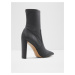 Černé dámské kotníkové boty na vysokém podpatku ALDO Dove