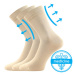 Lonka Drmedik Unisex ponožky s volným lemem - 3 páry BM000003618800101388 béžová