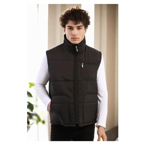 84478 Dewberry Classic Mens Vest-BLACK