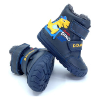 Dětské zimní boty DD Step W029-394A Royal Blue