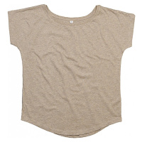 Dámské oversize tričko z organické bavlny s kulatými lemy
