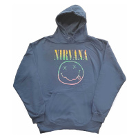 Nirvana mikina, Sorbet Ray Smiley Turquoise Blue, pánská