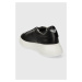 Kožené sneakers boty Emporio Armani černá barva, X3X024 XN894 A120