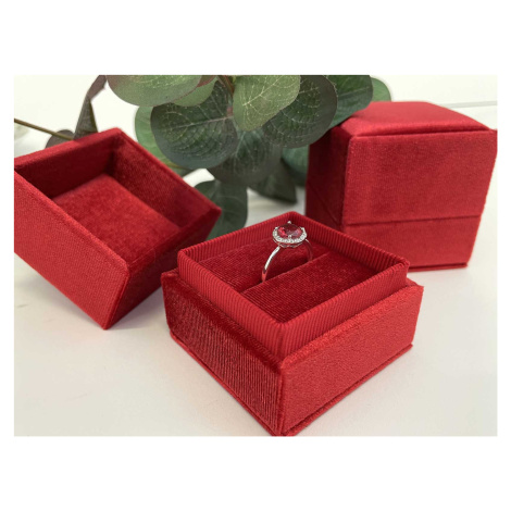 JK Box Sametová dárková krabička na prsten CA-2/A7 JKbox