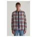 KOŠILE GANT REG POPLIN TARTAN CHECK SHIRT RUBY RED