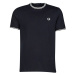 Fred Perry TWIN TIPPED T-SHIRT Tmavě modrá