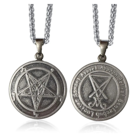 Ocelový pívěsek Bafomet – symbol rovnováhy - Model BEZ ŘETÍZKU (pouze přívěsek)