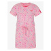 Růžové holčičí vzorované šaty LOAP BESNA