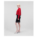 Svetr karl lagerfeld rhinestone cardigan haute red