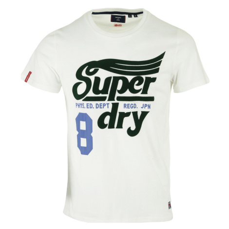 Superdry Collegiate Graphic Tee 185 Bílá