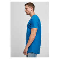 Sportovní modré tričko Long Shaped Turnup