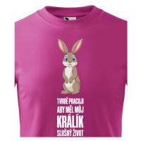 Dětské tričko s vtipným potiskem Králík - pro majitele králíků