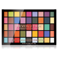 Makeup Revolution Maxi Reloaded Palette paletka pudrových očních stínů odstín Monster Mattes 45x