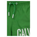 Dětské plavkové šortky Calvin Klein Jeans zelená barva