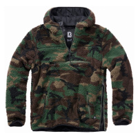 Brandit / Teddyfleece Worker Pullover Jacket woodland