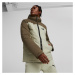 Colourblock Hooded Padded Jacket